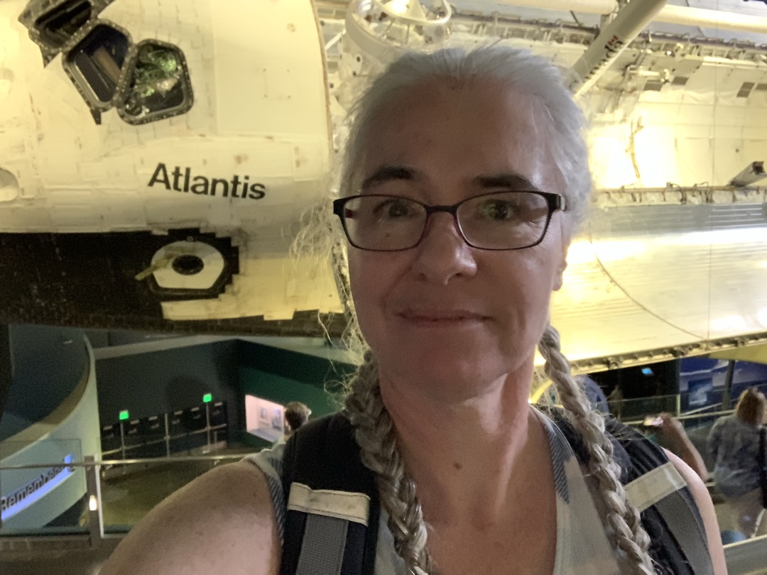 The shuttle Atlantis