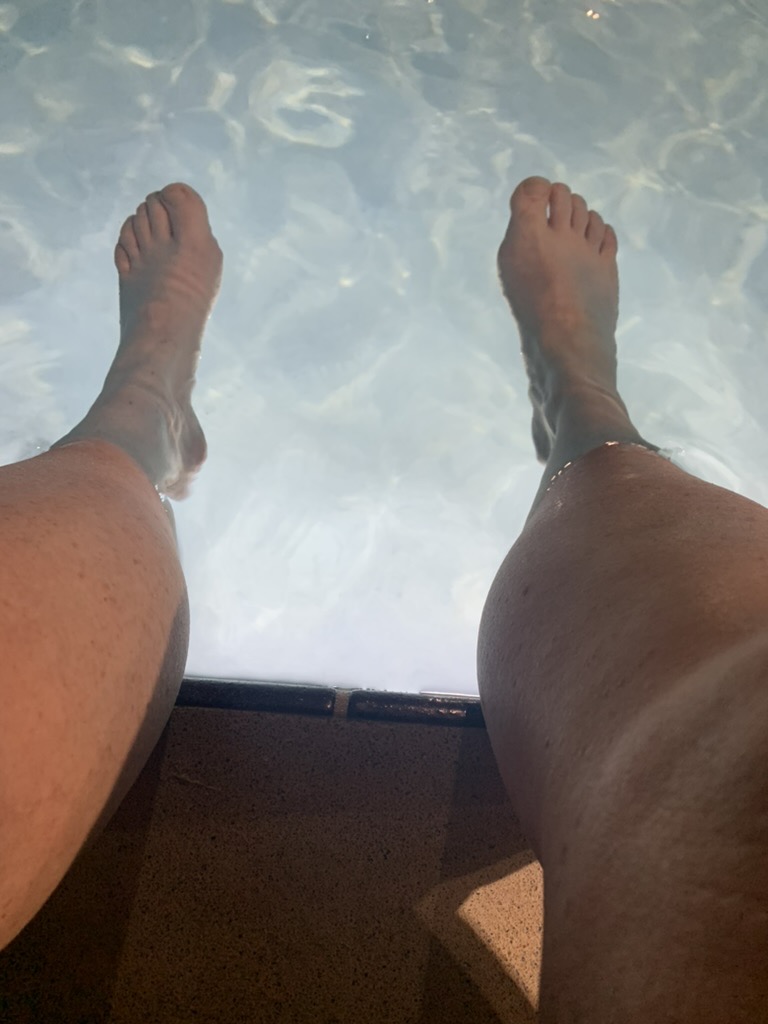 Another sigh of relief for tired feet