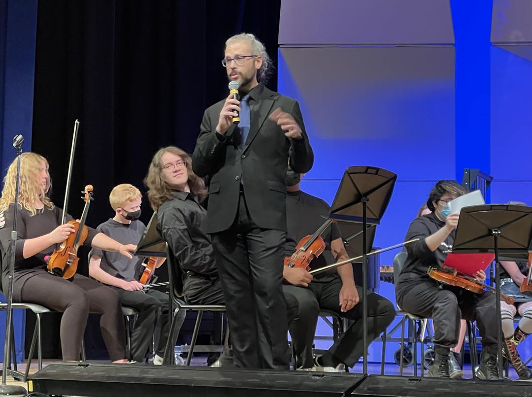 Tim's last orchestra concert