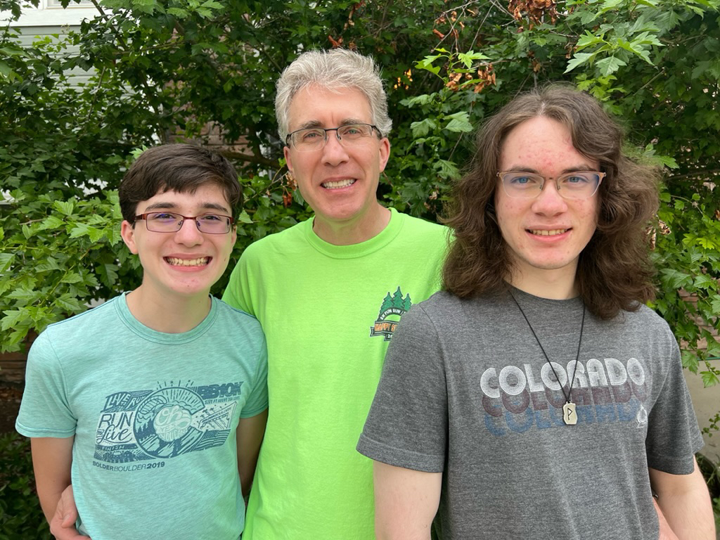 Dad and the boys