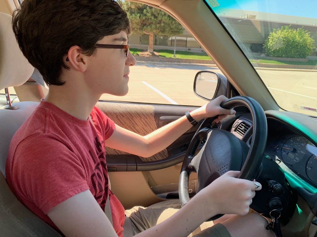 What is happening?! Ted's first drive!
