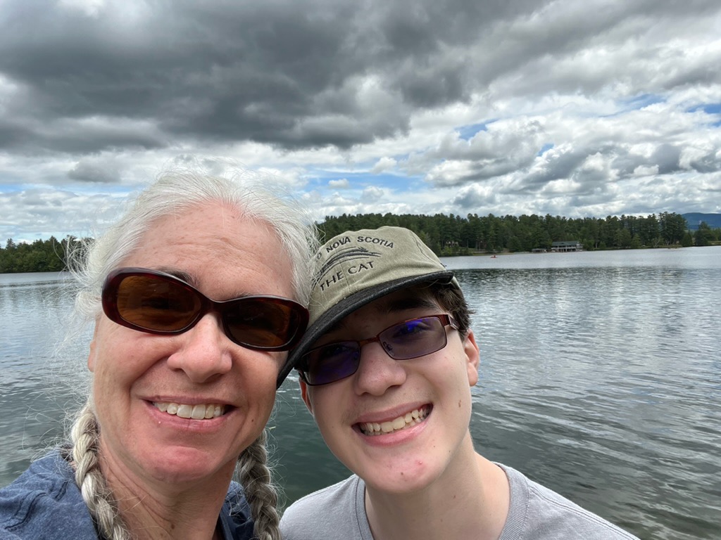 Lake selfie