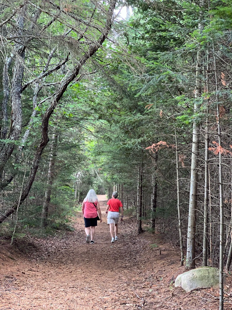 Walking the trails near John Brown's home