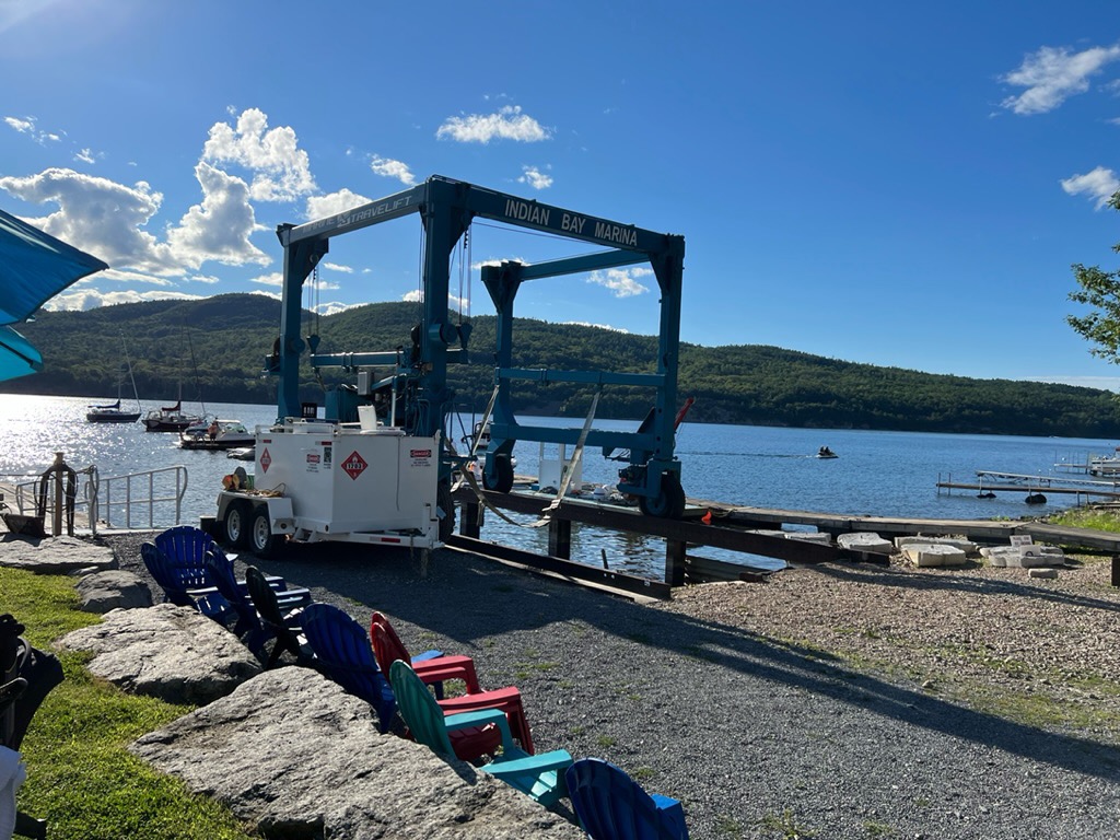 Dinner at the Indian Bay Marina