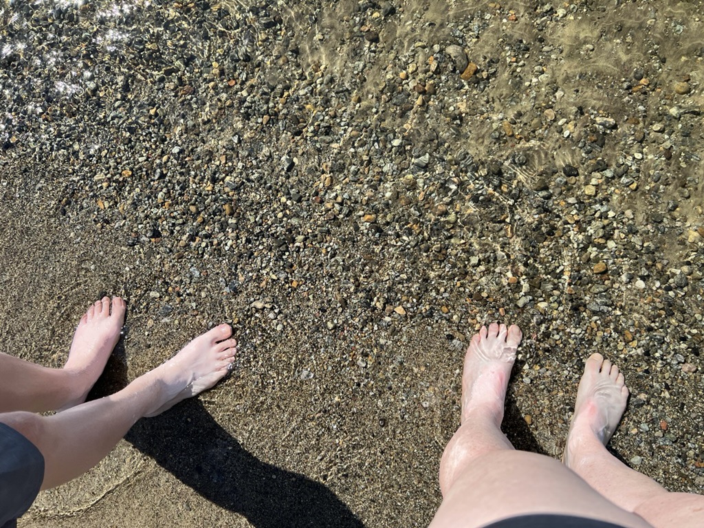 Much warmer than the Atlantic Ocean!
