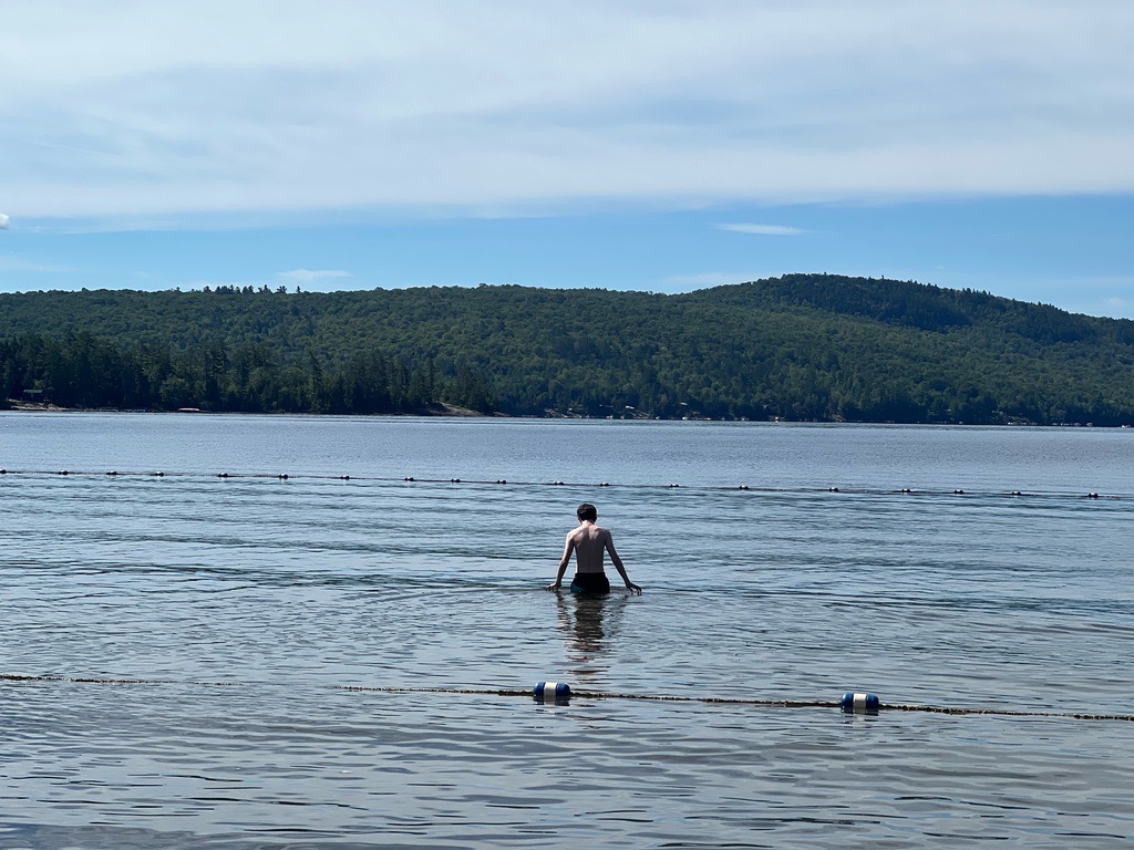 Ted heads out deeper