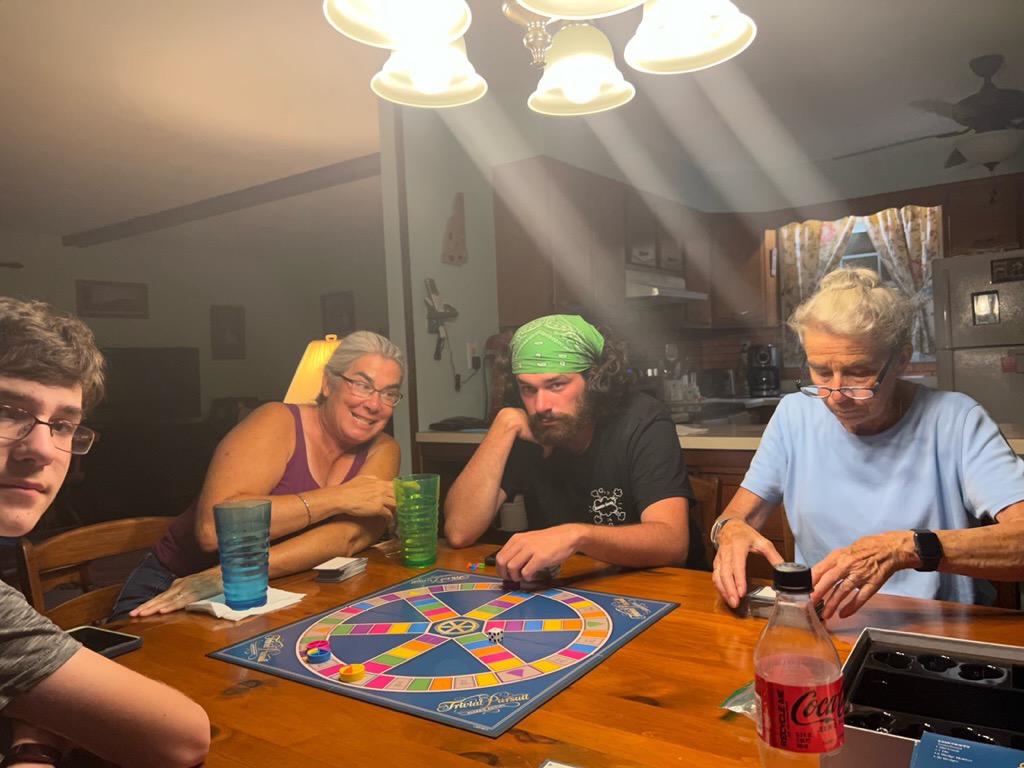 Very intense Trivial Pursuit match