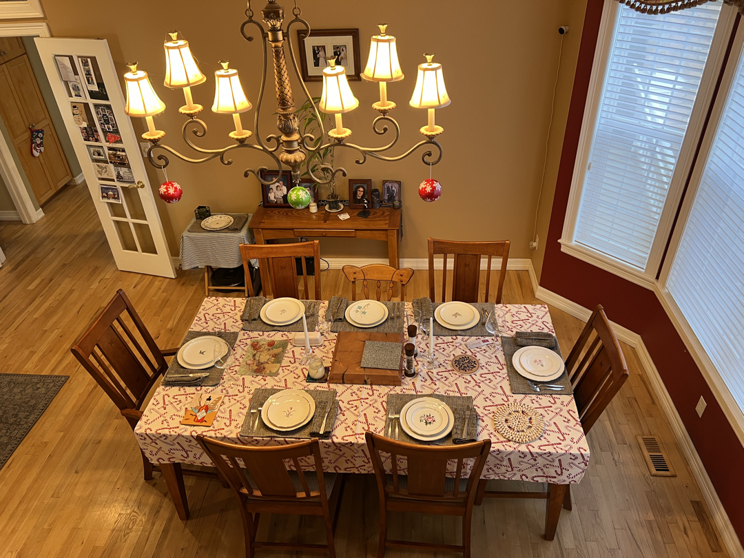 Christmas Eve table