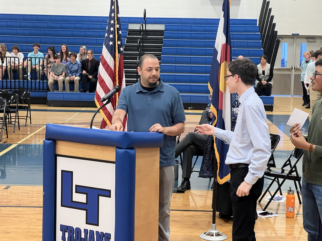 Ted received the Principal's Academic Award and Science Department Award