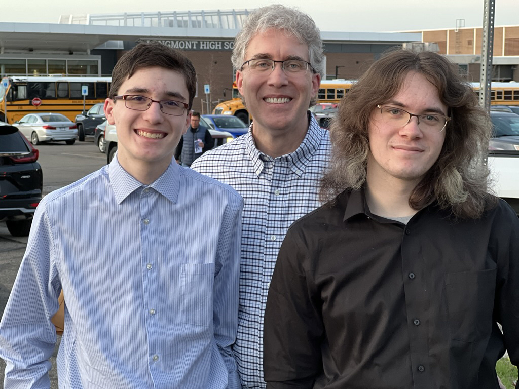 Smart kids, proud dad