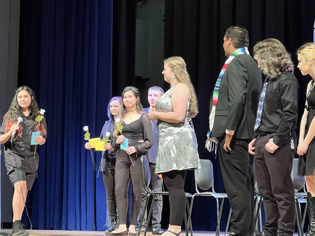 Flowers for seniors from the juniors