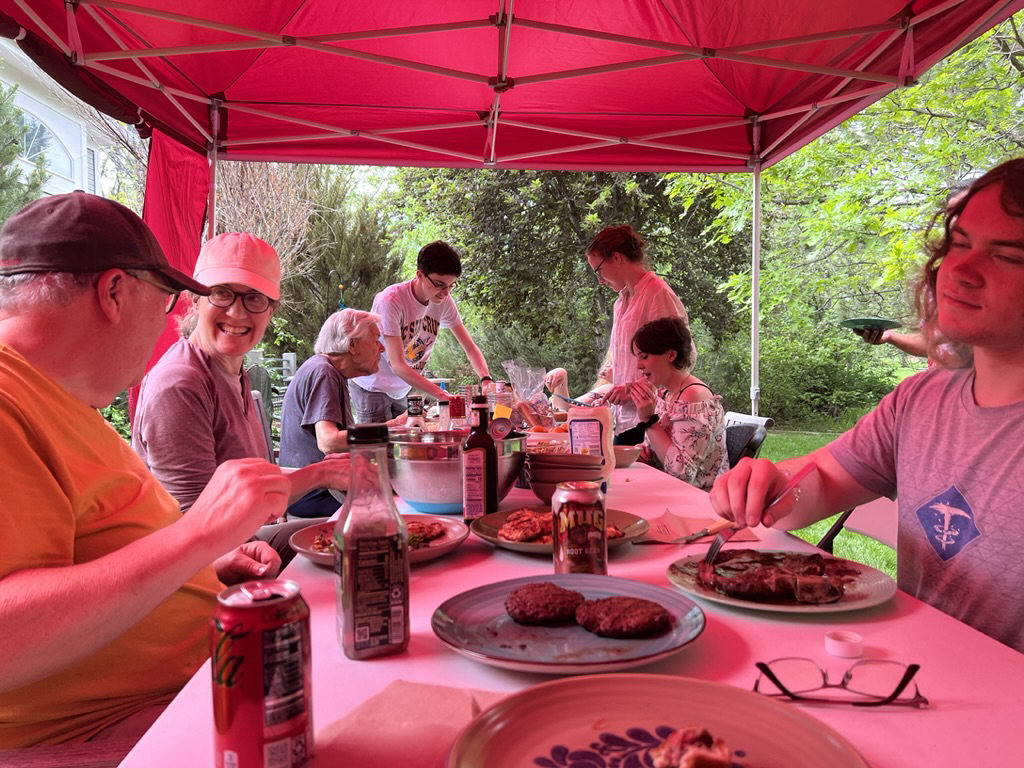 Memorial Day family BBQ turns into an impromptu graduation party