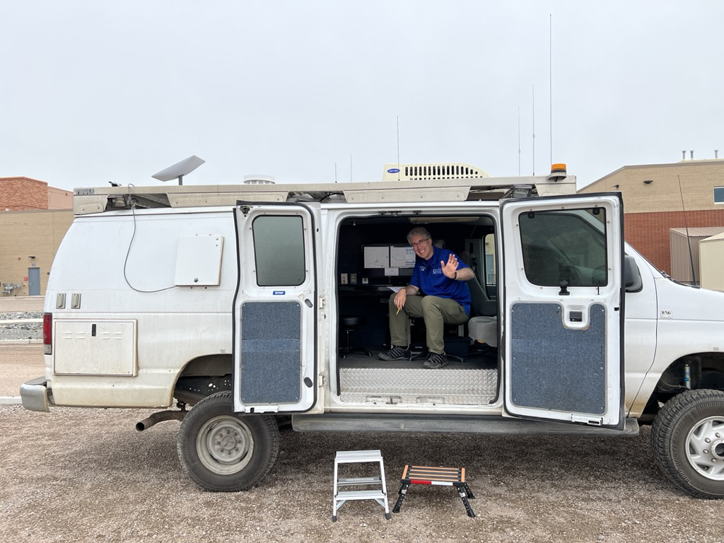 The van ground station!