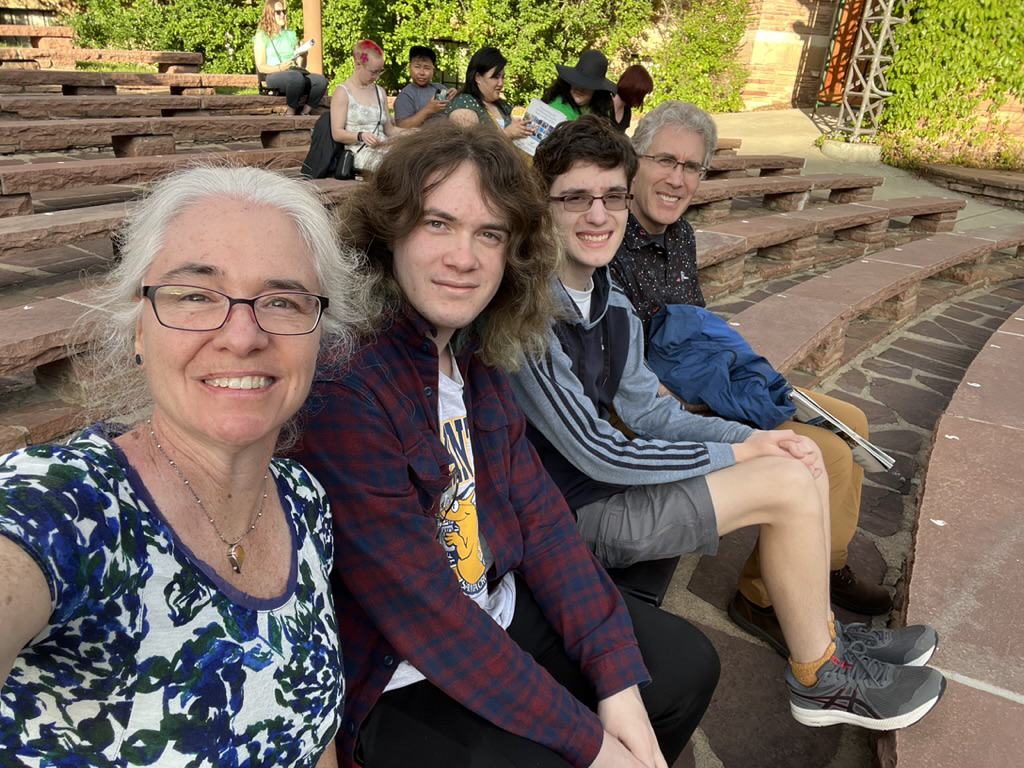 Much Ado About Nothing at the CU Shakespeare Festival outdoor theater on Father's Day
