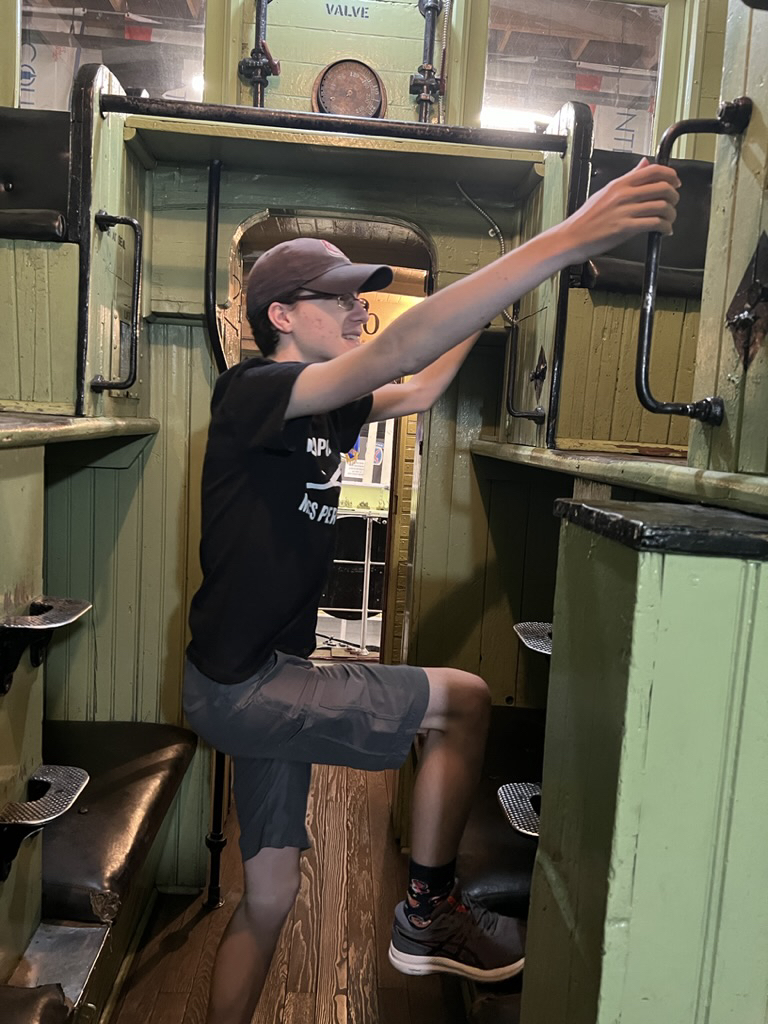 The caboose is like a sub
