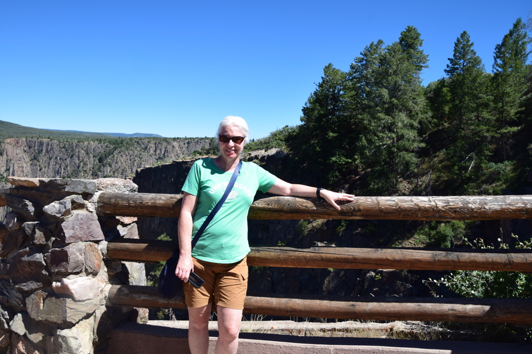 Mom at the overlook