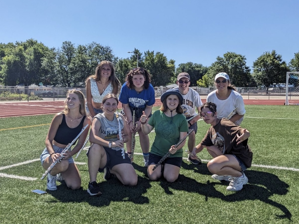 The flute section
