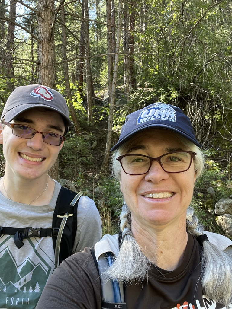 Ted and I take a hike