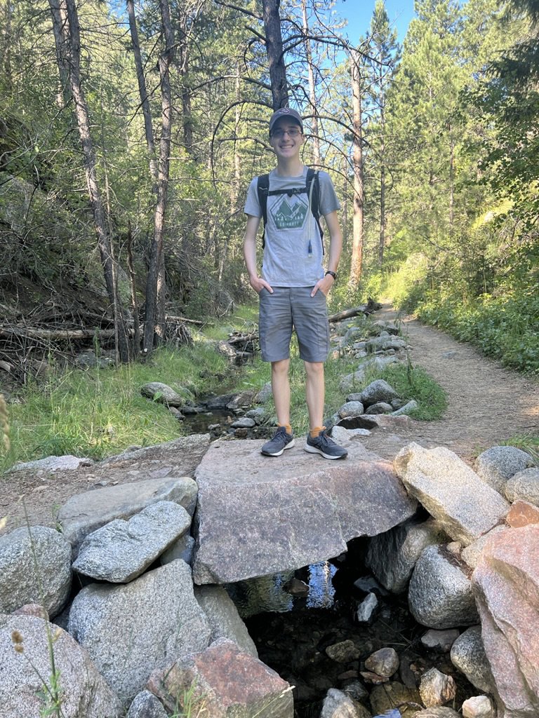 One of the many creek crossings on the Anne U. White Trail