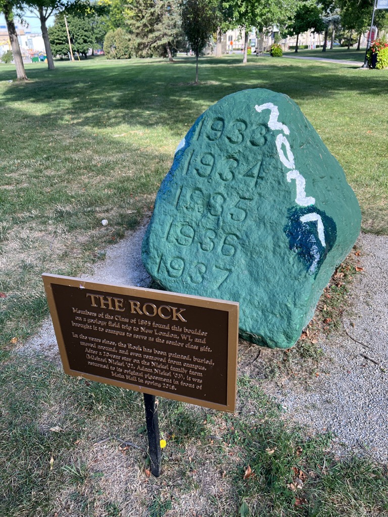 The Rock with Class of 2027 colors