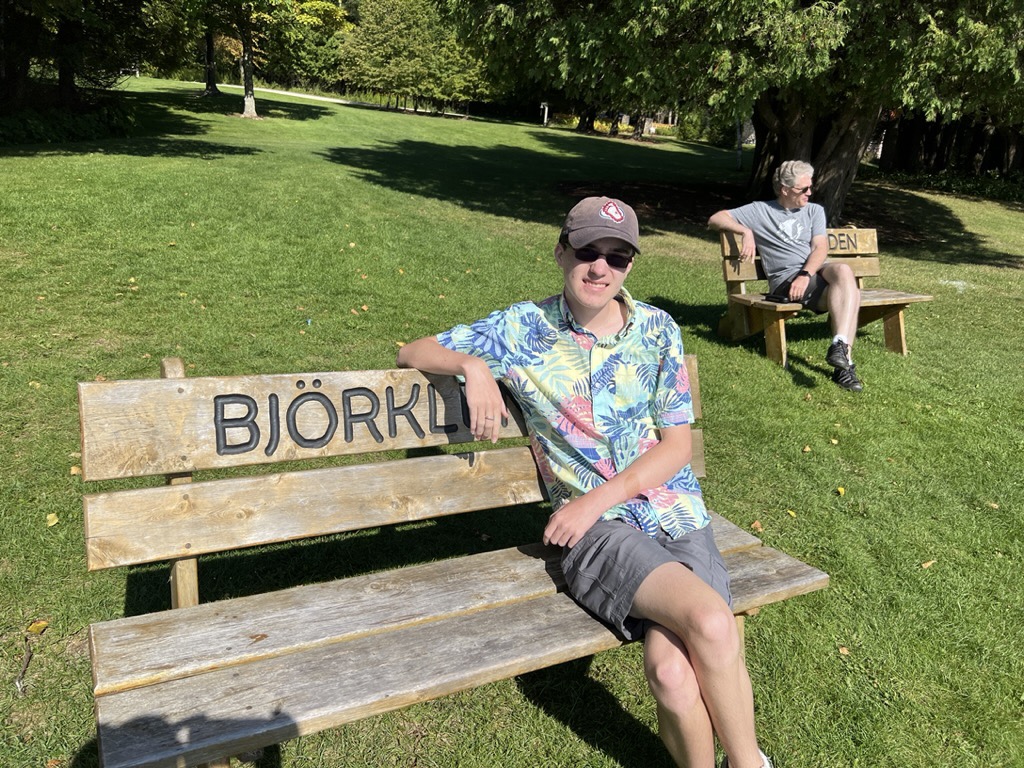 Benches at Bjorklunden