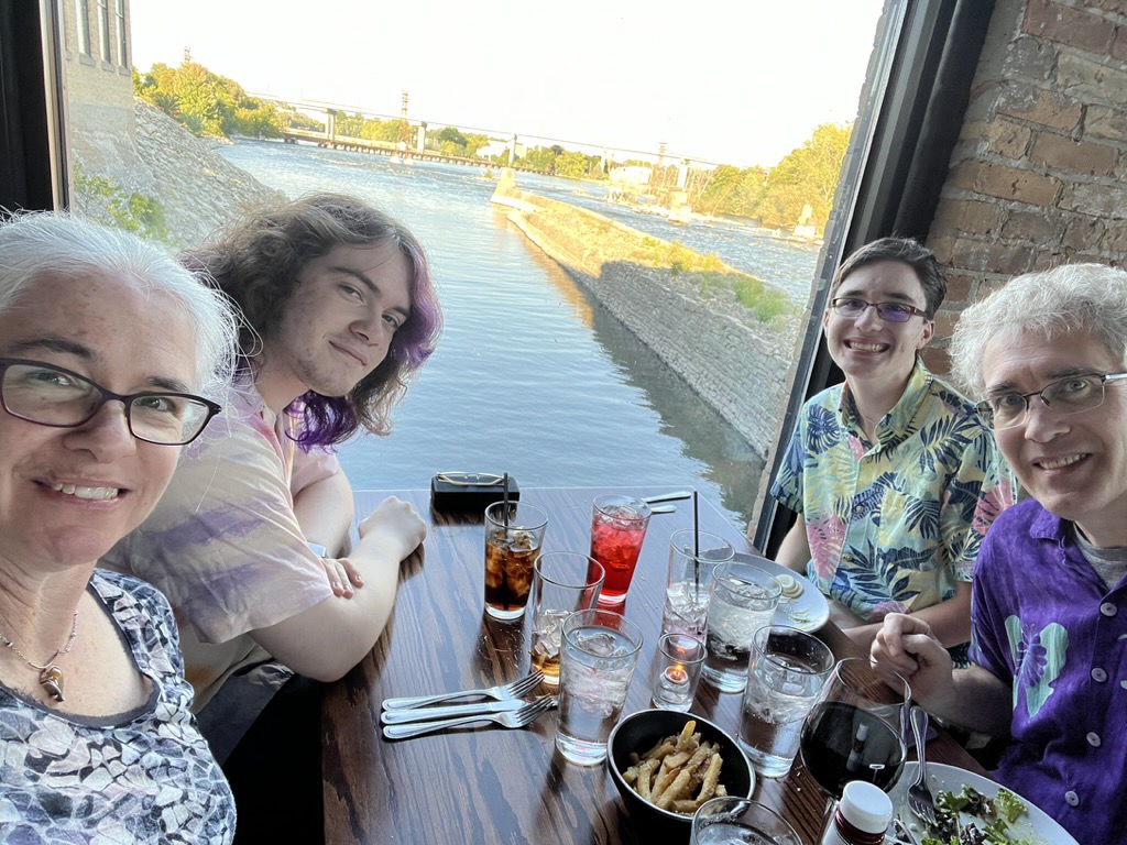 The last family meal at Fratello's in Appleton - one of the best meals we ever had!