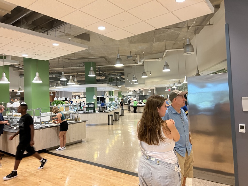 The Commons dining hall - not like your mom's dining hall