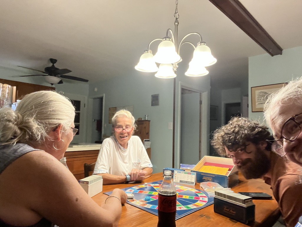 Living it up with the fam at Trivial Pursuit