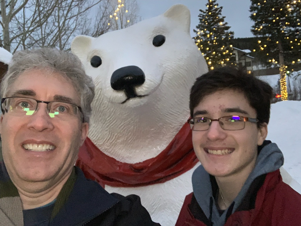 Dad and Ted in Winter Park