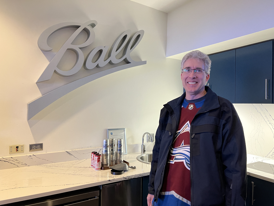 Hanging out in the Ball suite
