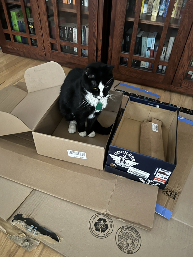 Trying to ship himself to Wisconsin