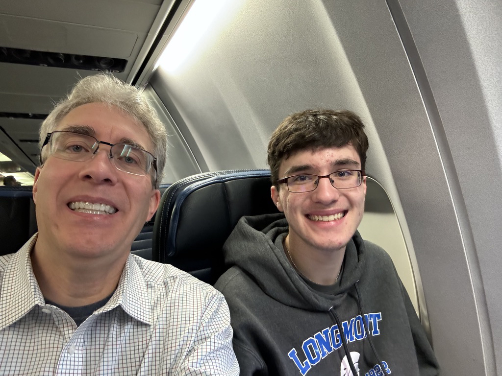 Jeff and Ted head off to Oregon for college visits