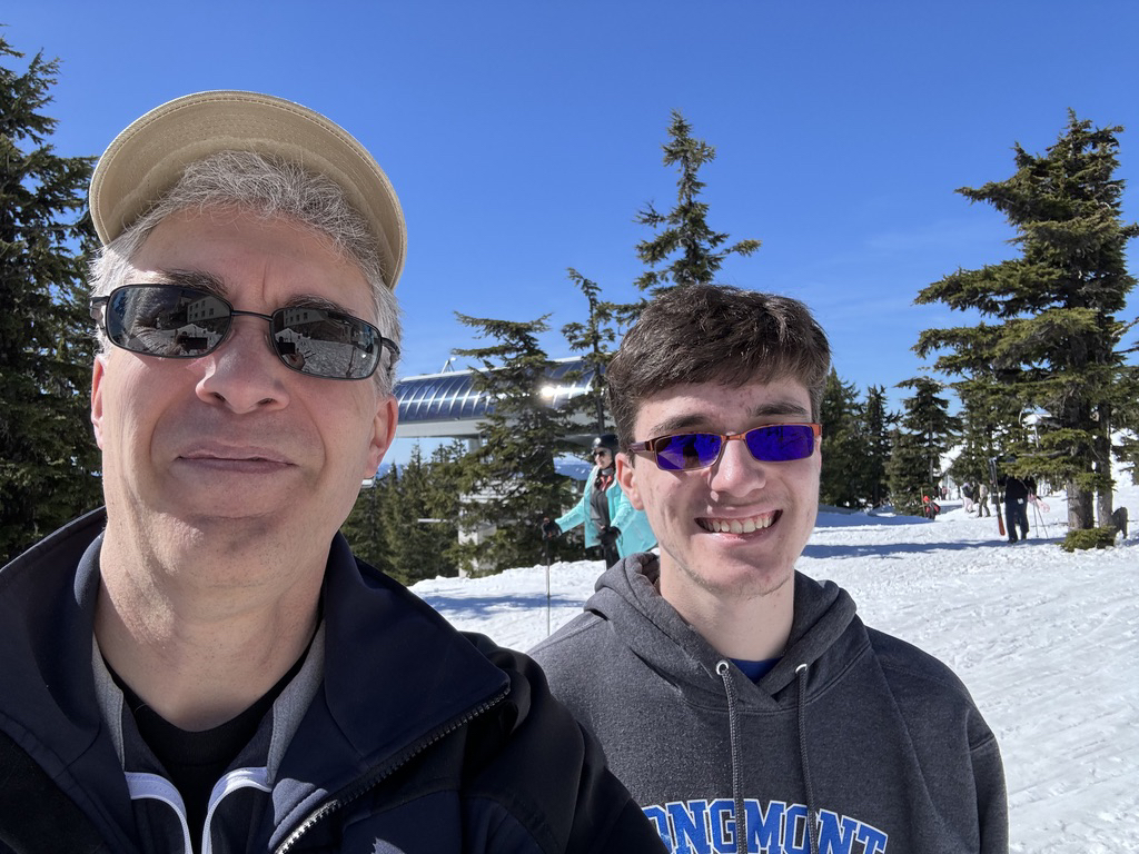 Blue skies at Mt. Hood
