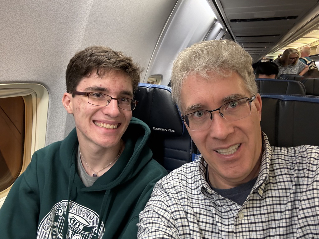 Flying east for college visits