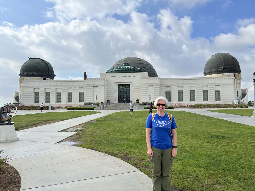 Me (and Ted) at the observatory