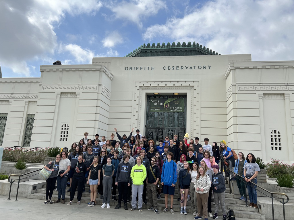 Band kids at the opbservatory