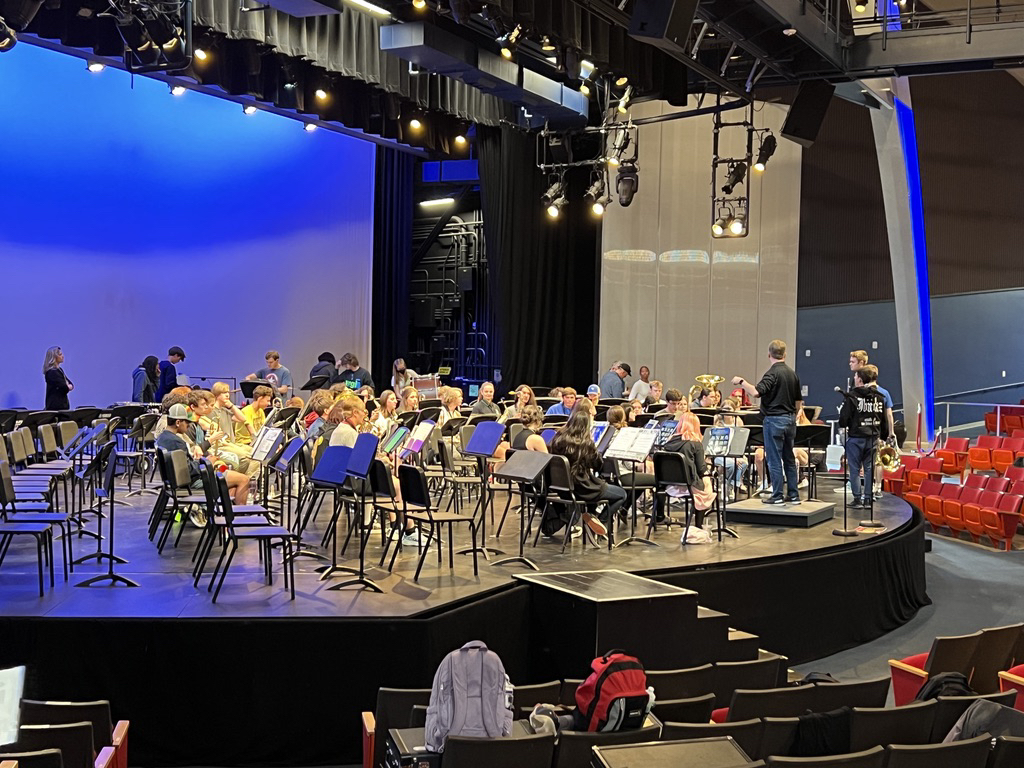Rehearsing at Culver CIty