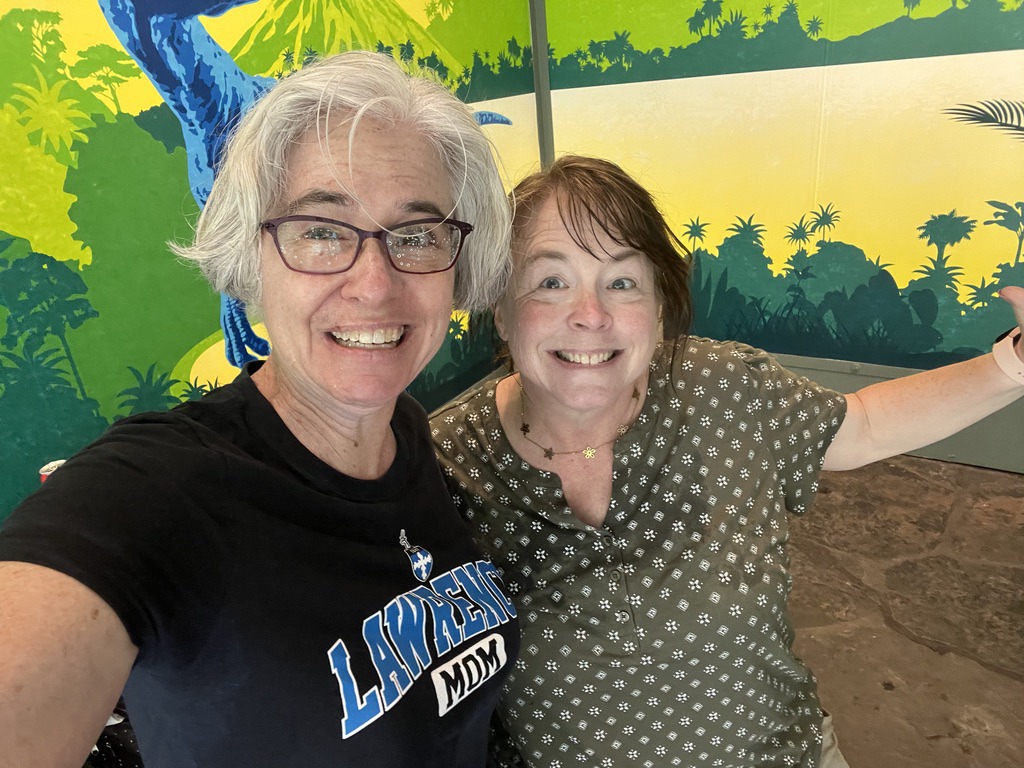Extremely soaked after the Jurassic Park ride at Unviersal Studios Hollywood