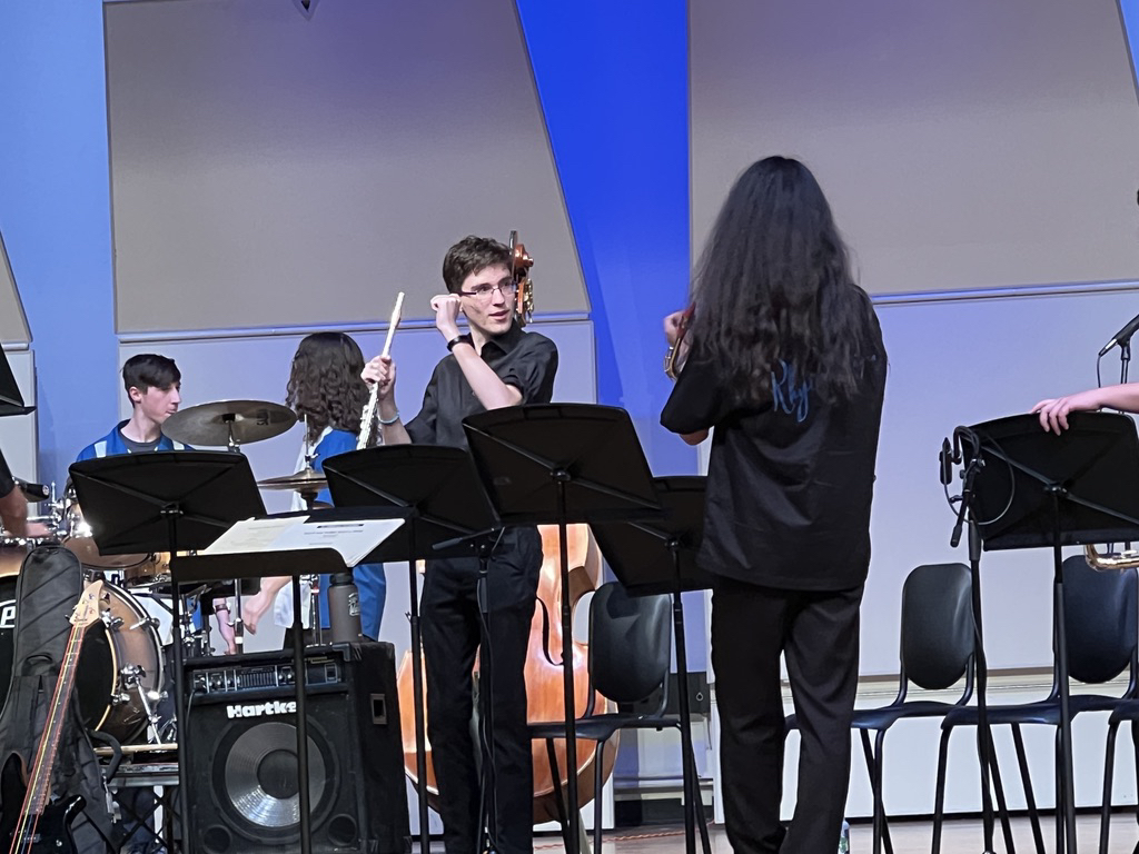 But wait - then Ted joins a jazz band combo for a song