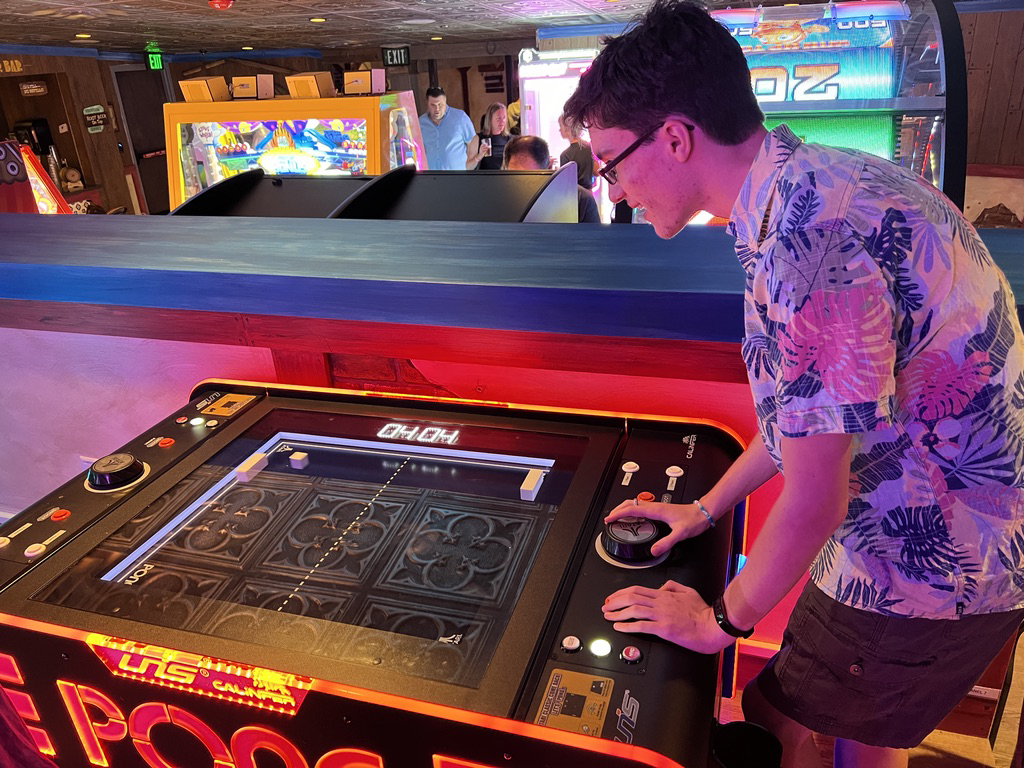 Giant tabletop Pong game