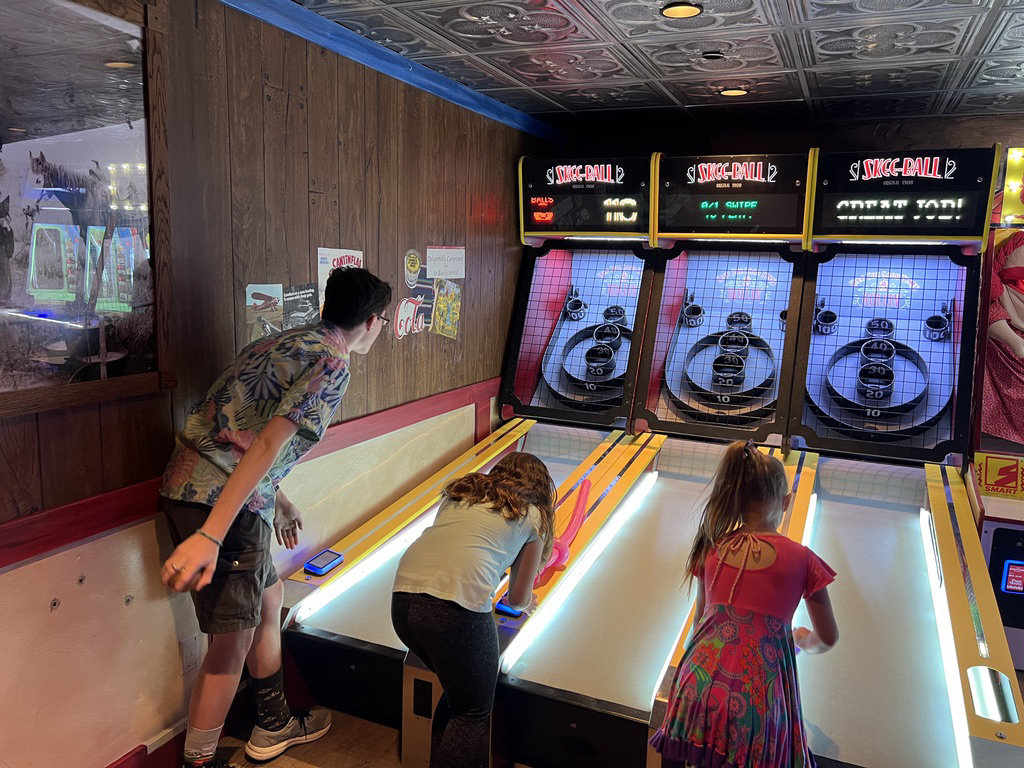 Ted loves Skee-Ball