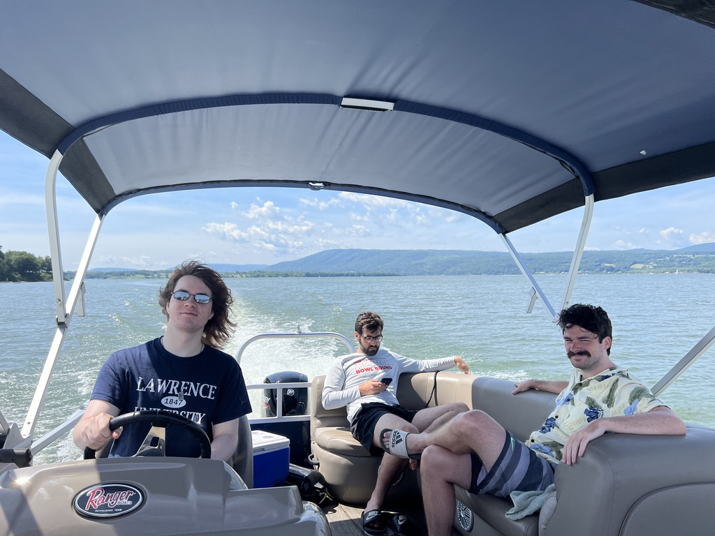 Tim takes the wheel