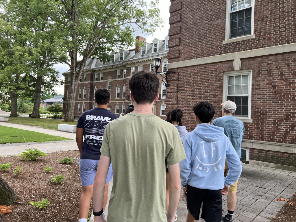 Ted on the Williams College tour