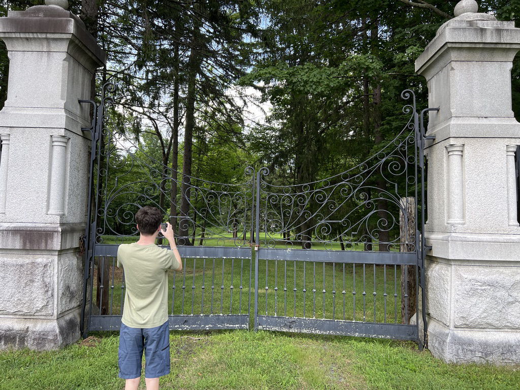 Ted at Forest Park Cemetery in Troy, NY