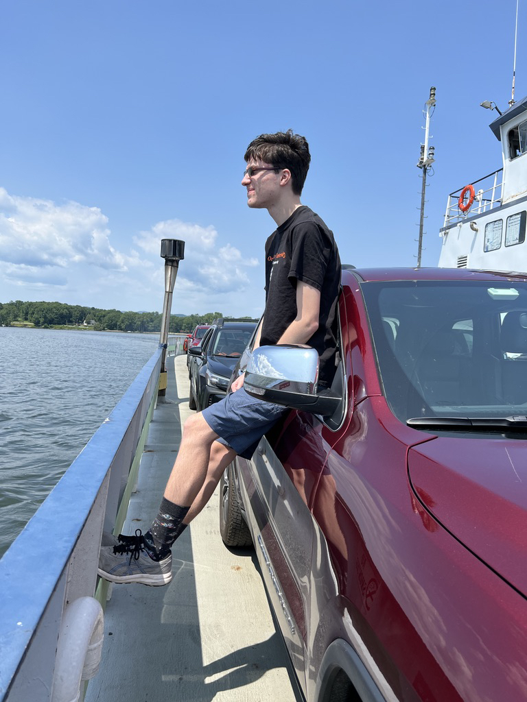 Ted vibes with the lake, one last time