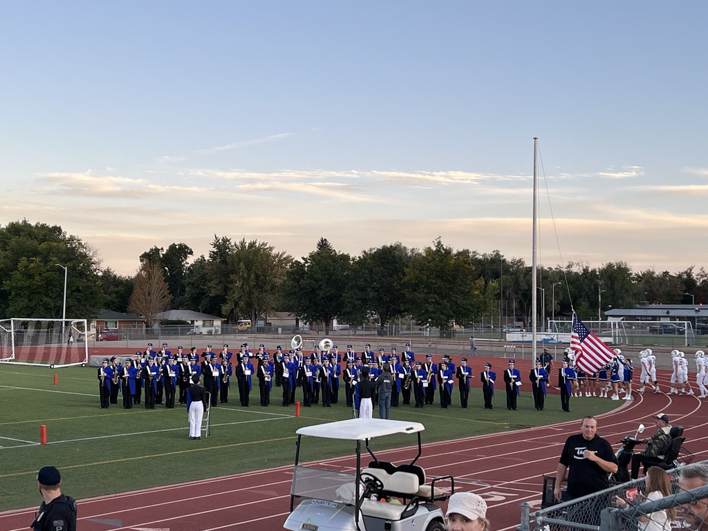 Looking good for the National Anthem