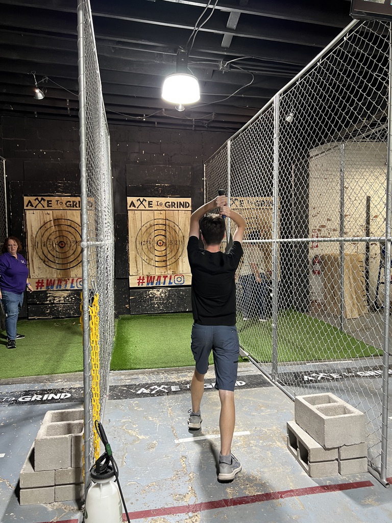 Axe throwing