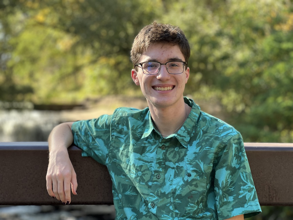 Posing for a senior picture