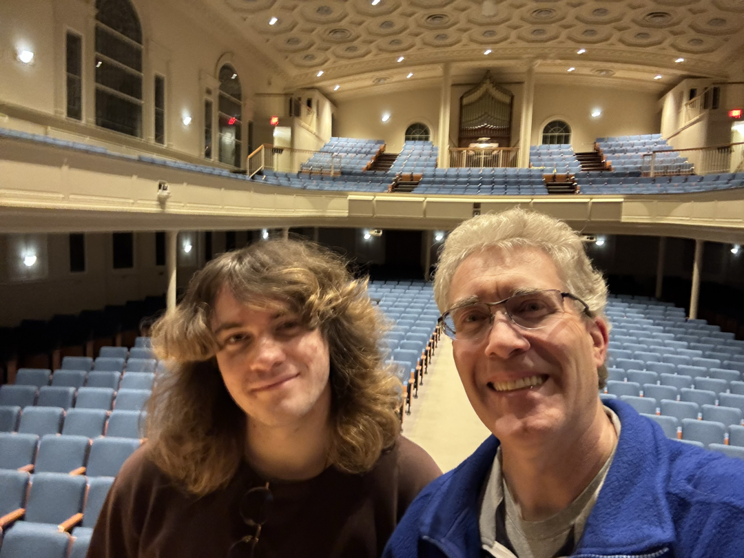 Jeff and Tim at Lawrence