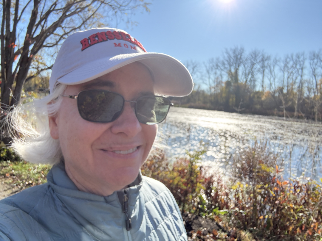 Walking along the Erie Canal tow path trail